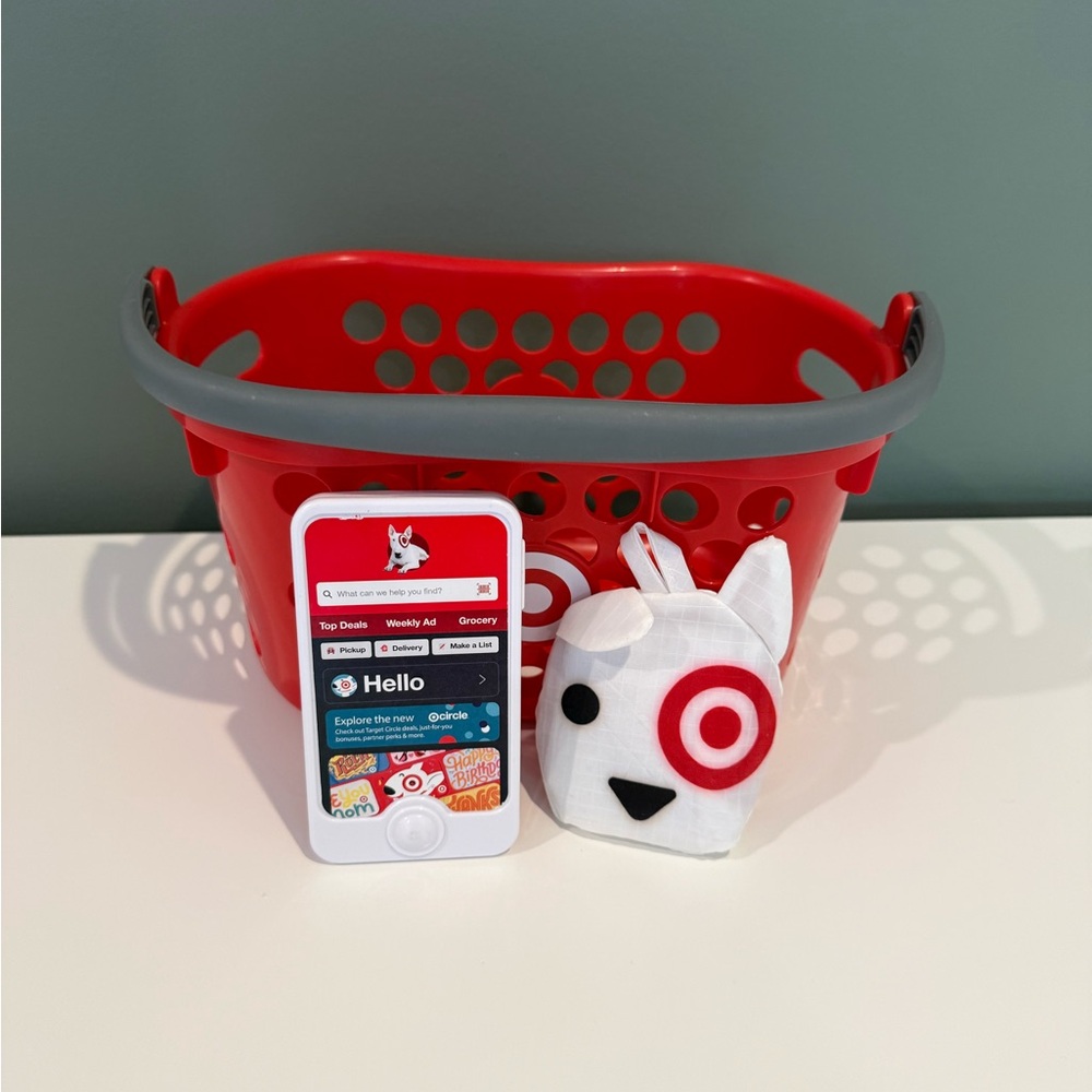 Target Toy Shopping Basket - Red